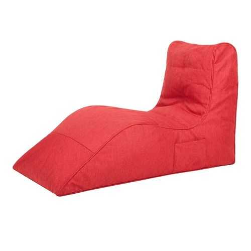 Кресло бескаркасное Папа Пуф Cinema Sofa Red, размер XXL, рогожка, красный в Много Мебели